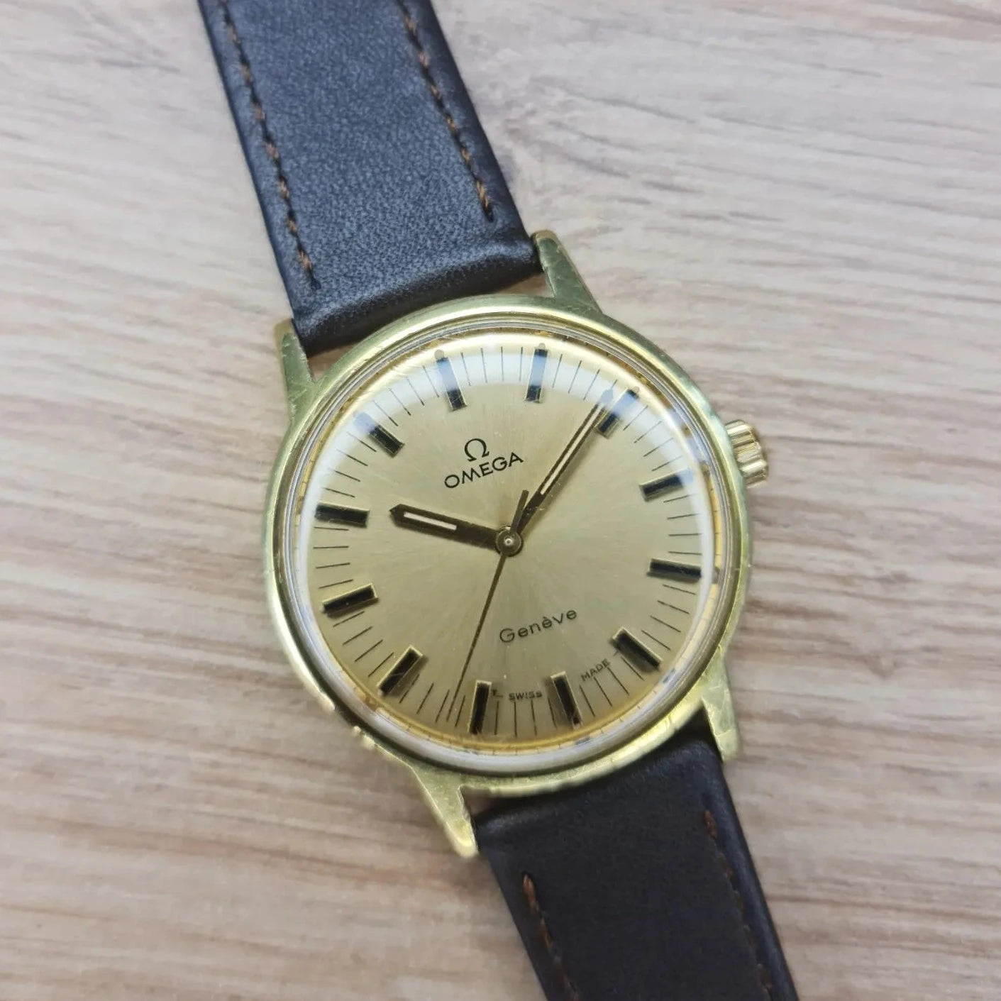 1970 Omega Genève Track Dial