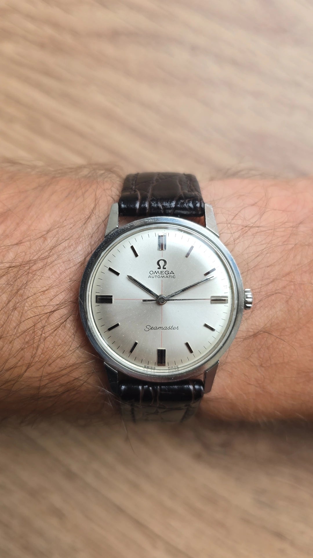 1966 Omega Seamaster 166.002 Cross Hair