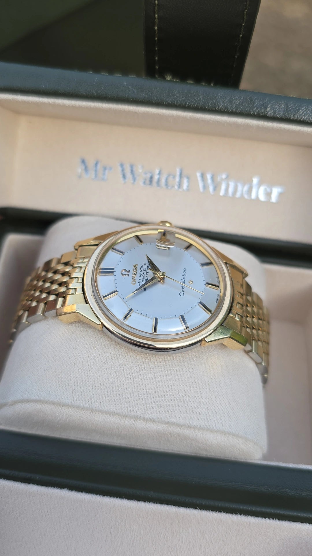 1959 Omega Constellation Pie Pan 168.005
