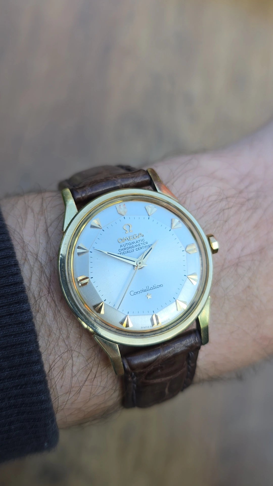 1962 Omega Constellation Pie Pan 167.005