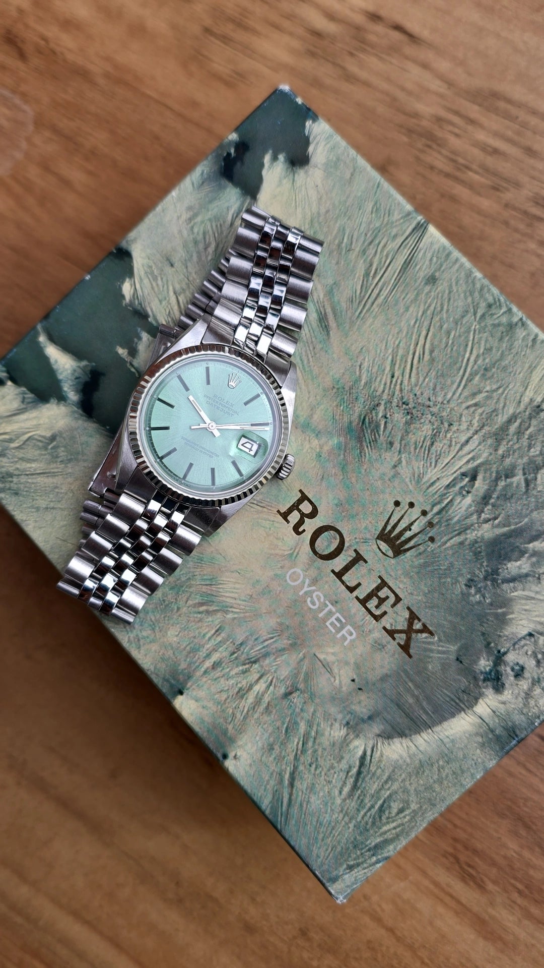 1974 Rolex Datejust 1601 - Olive Dial