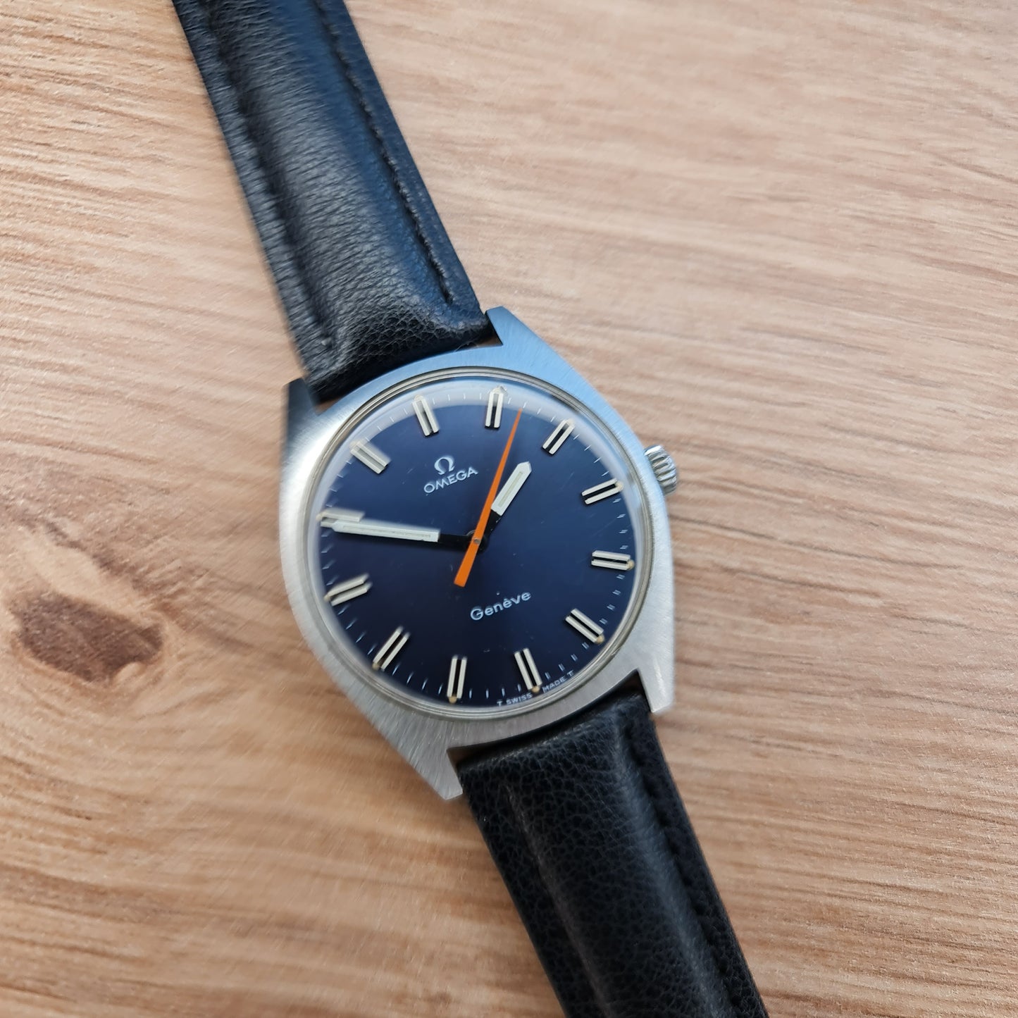 1969 Omega Geneve Blue Dial