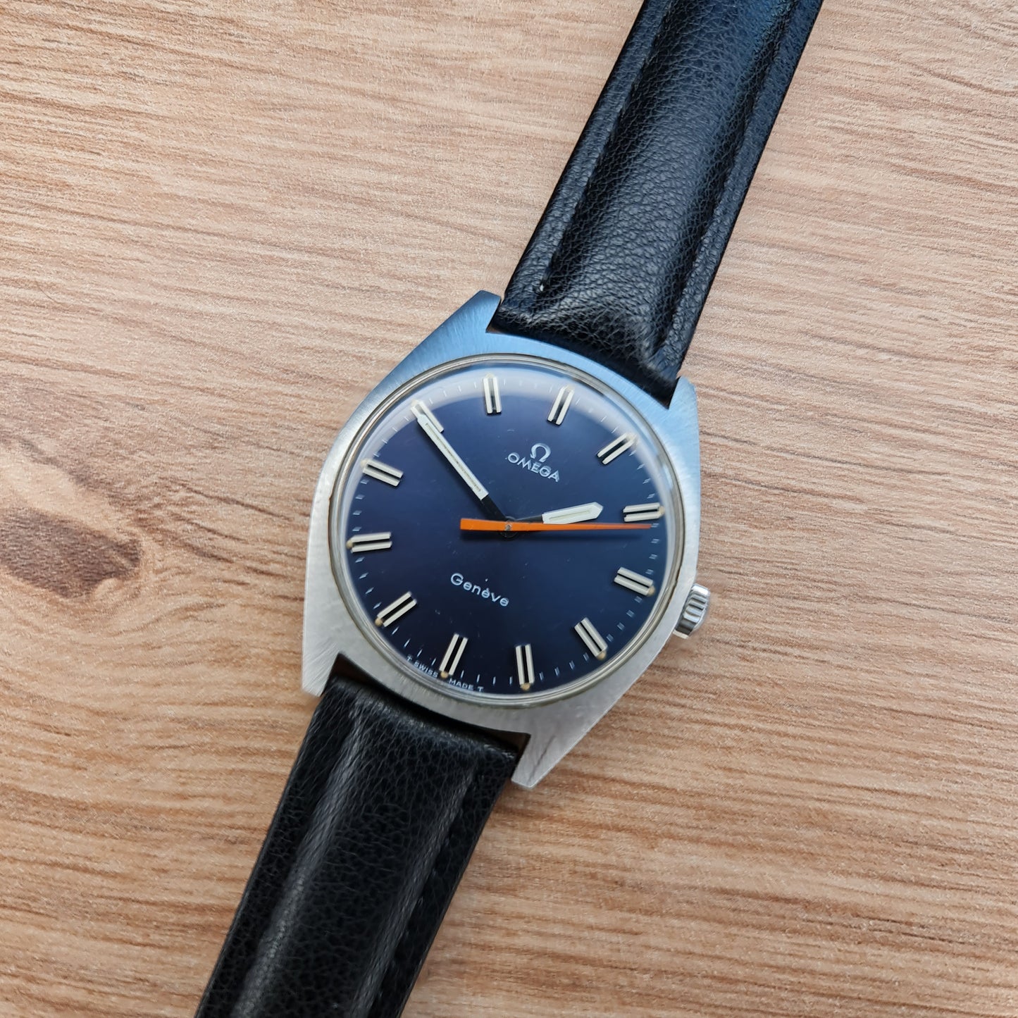 1969 Omega Geneve Blue Dial