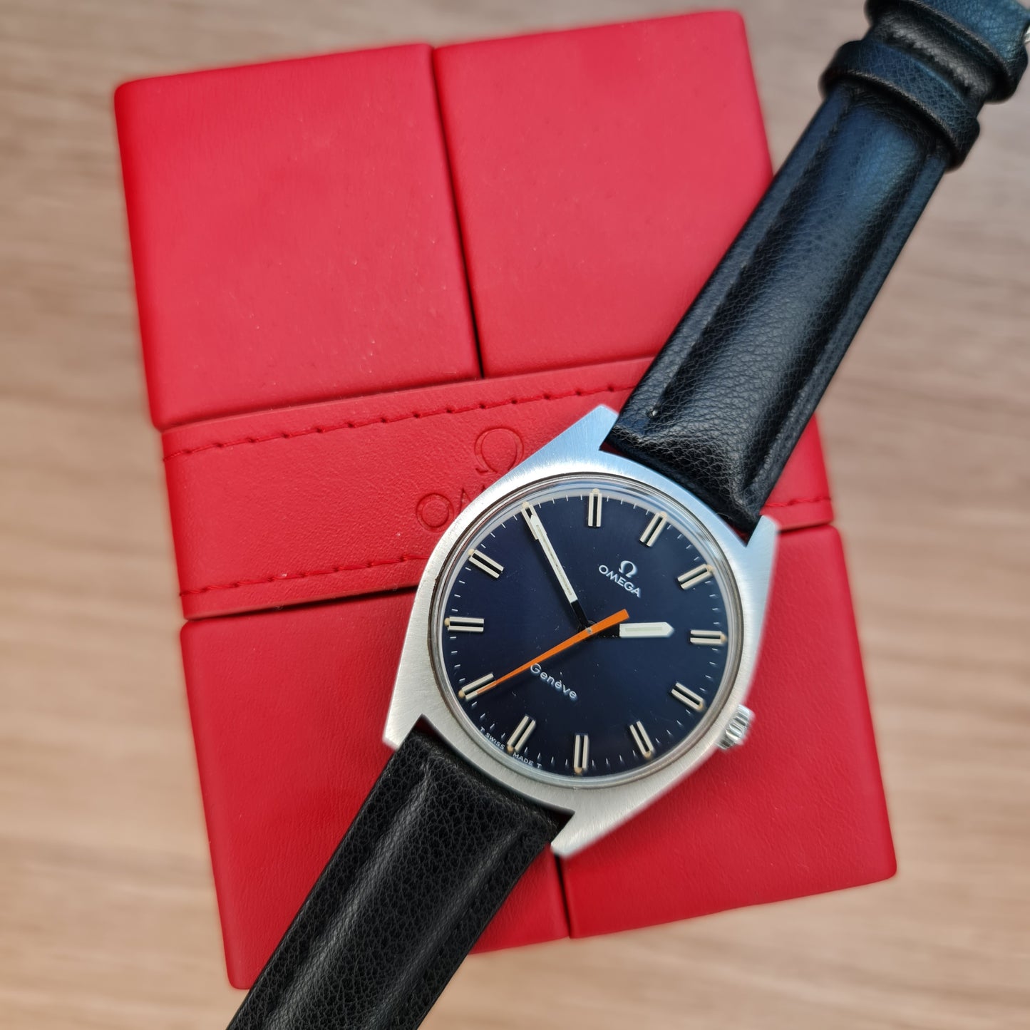 1969 Omega Geneve Blue Dial