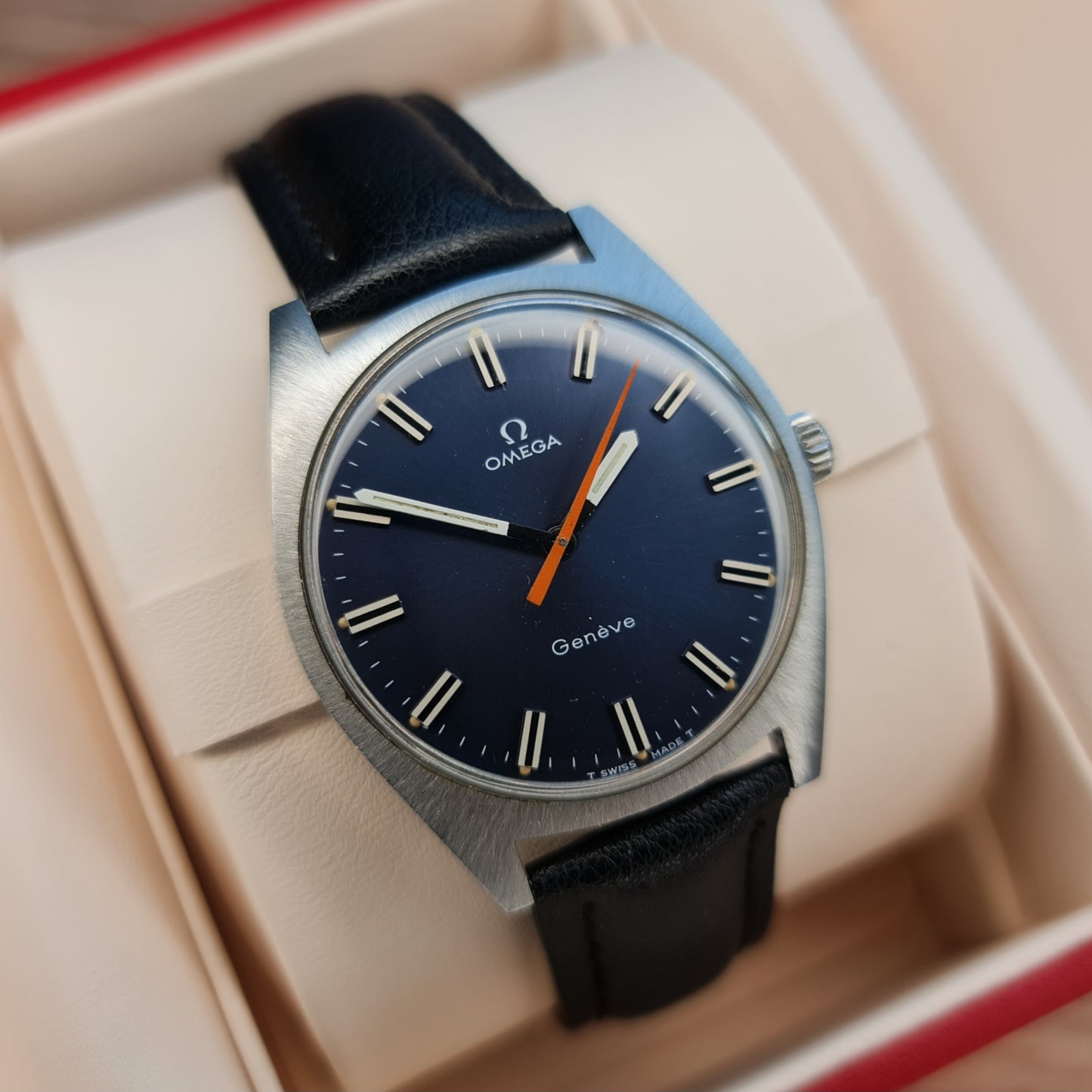 1969 Omega Geneve Blue Dial