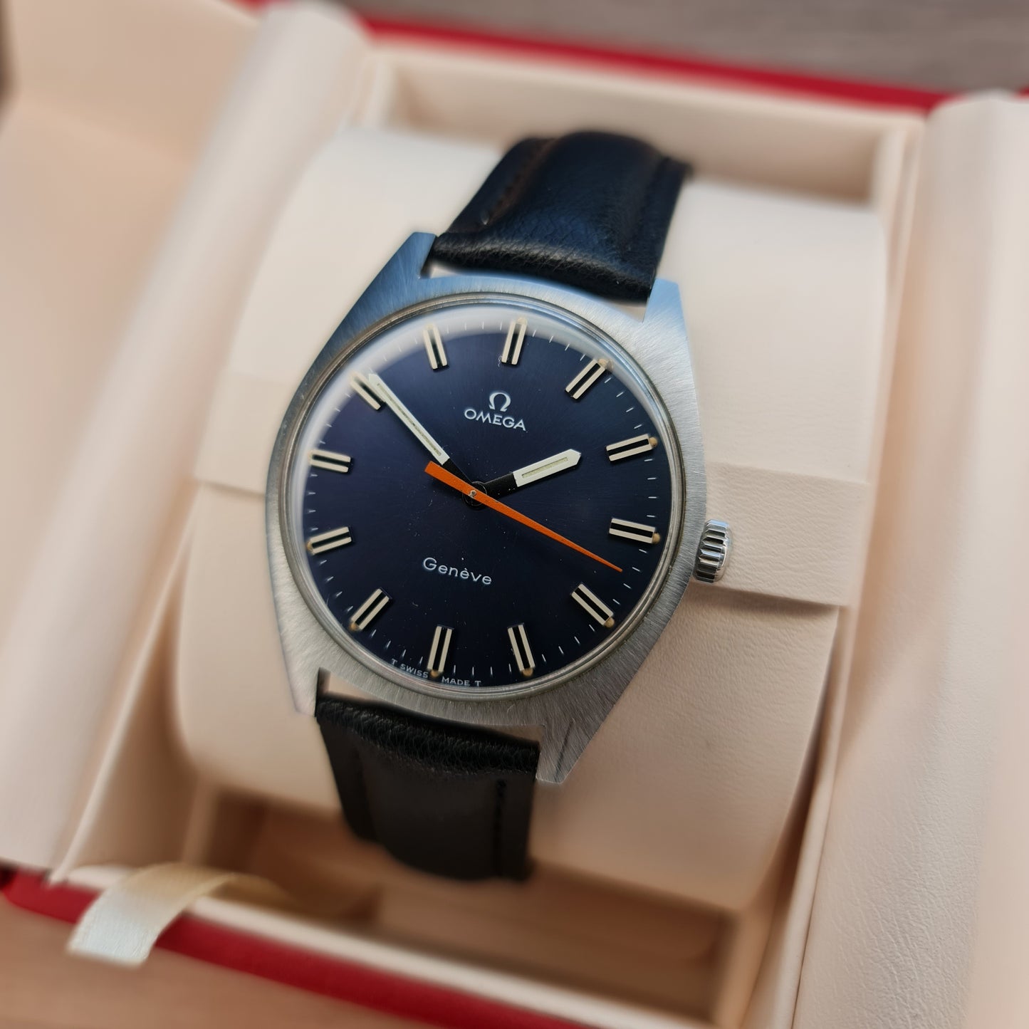 1969 Omega Geneve Blue Dial