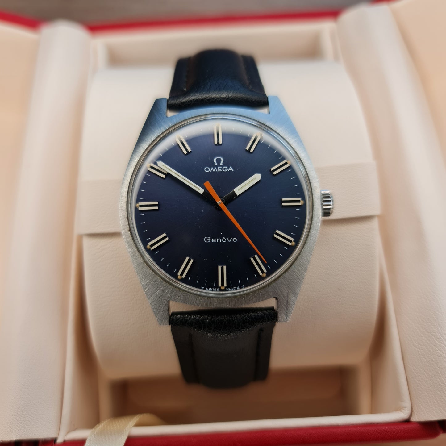 1969 Omega Geneve Blue Dial