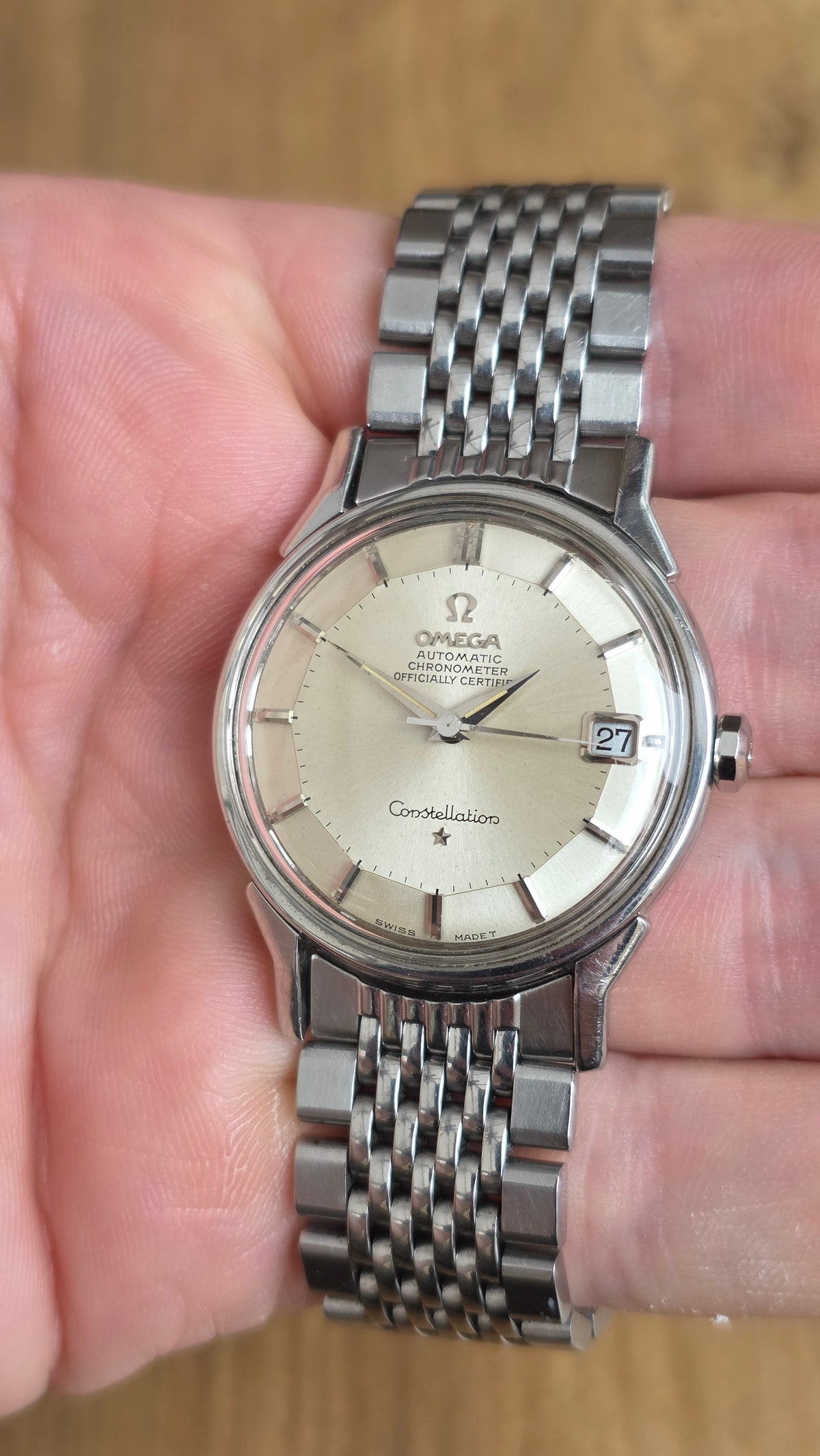 1967 Omega Constellation Pie Pan 168.005