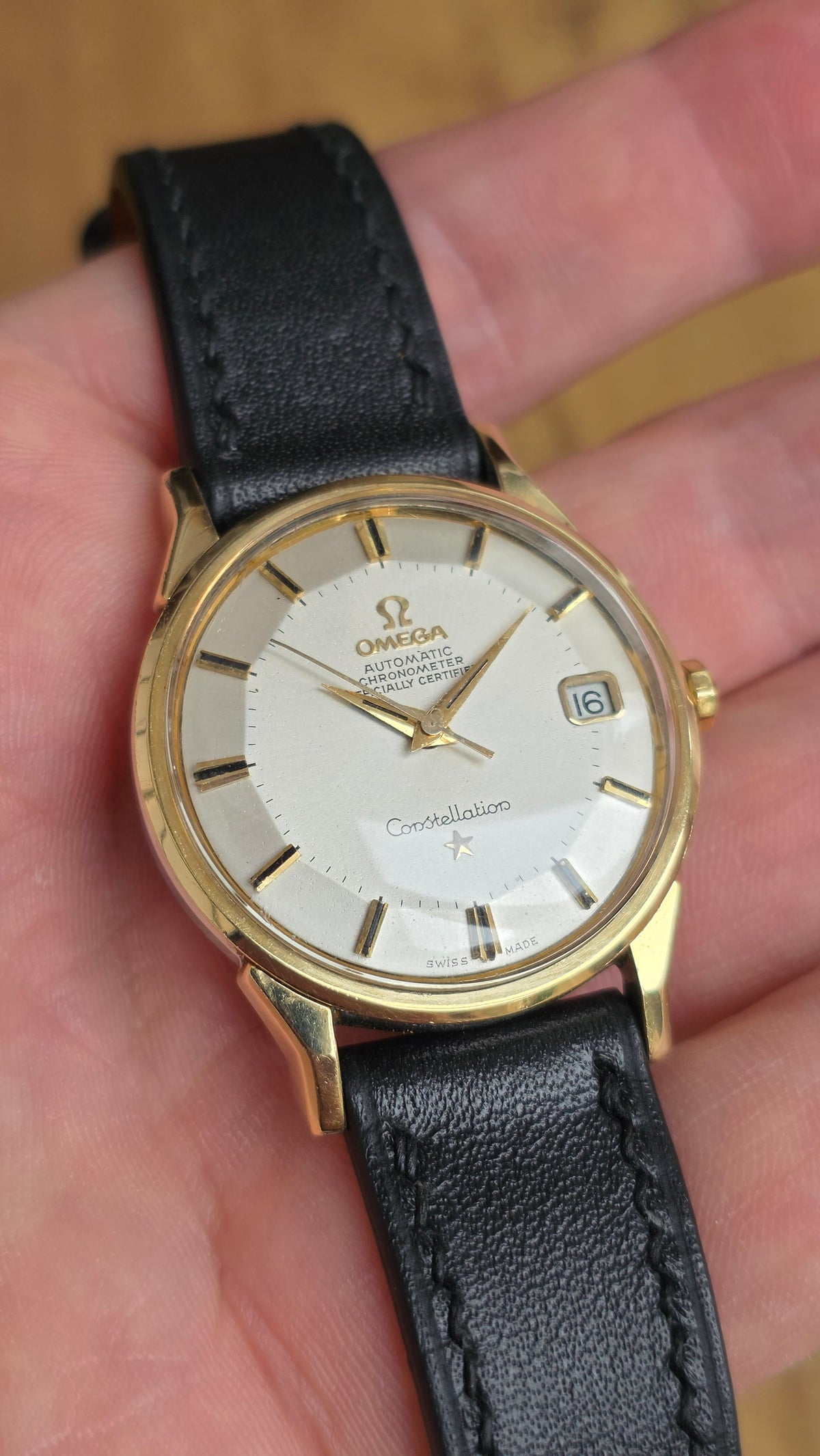 1966 Omega Constellation Pie Pan 168.005