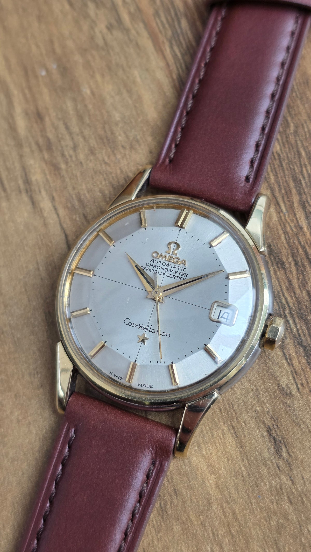 1959 Omega Constellation Pie Pan 14393