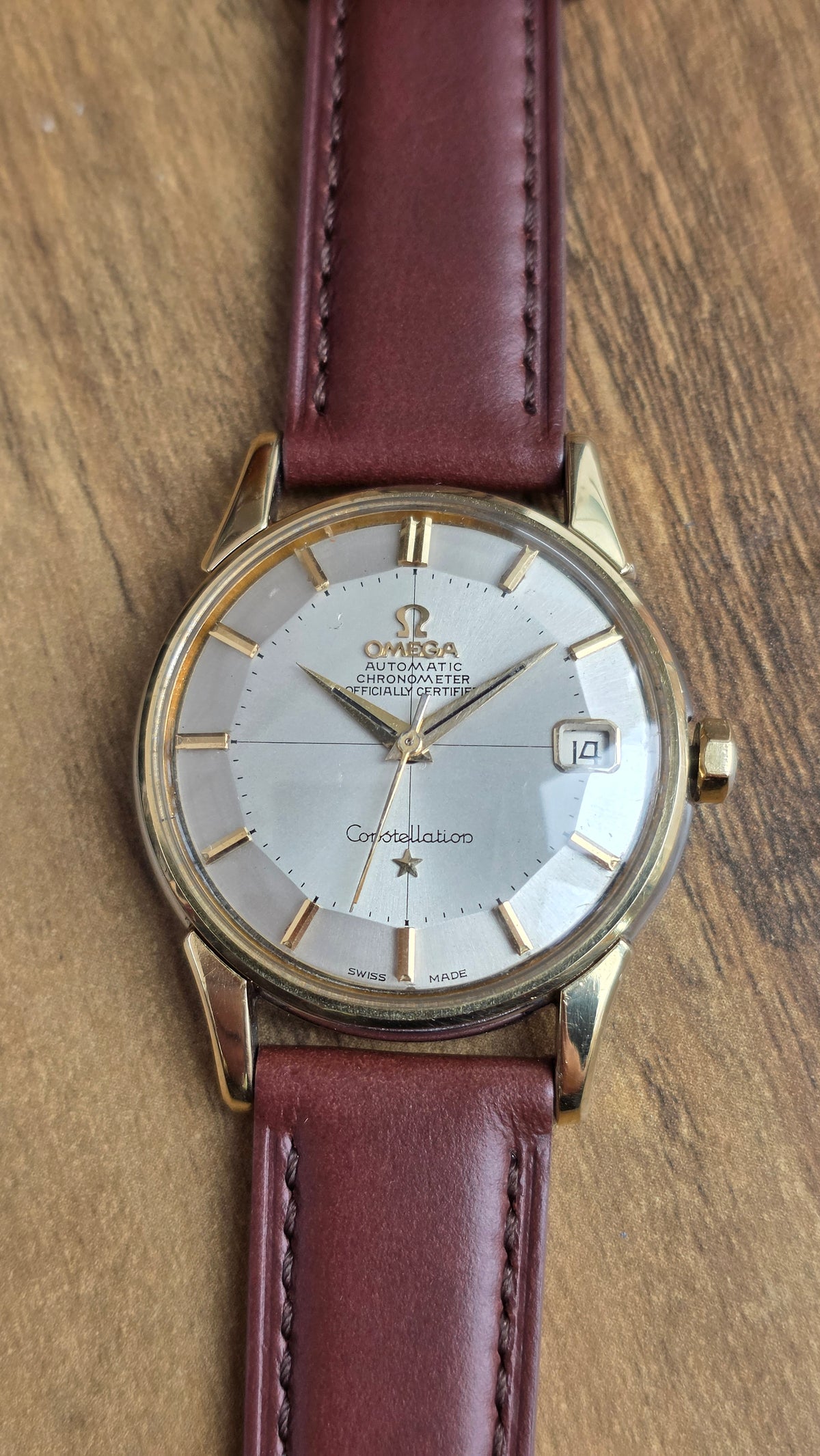 1959 Omega Constellation Pie Pan 14393