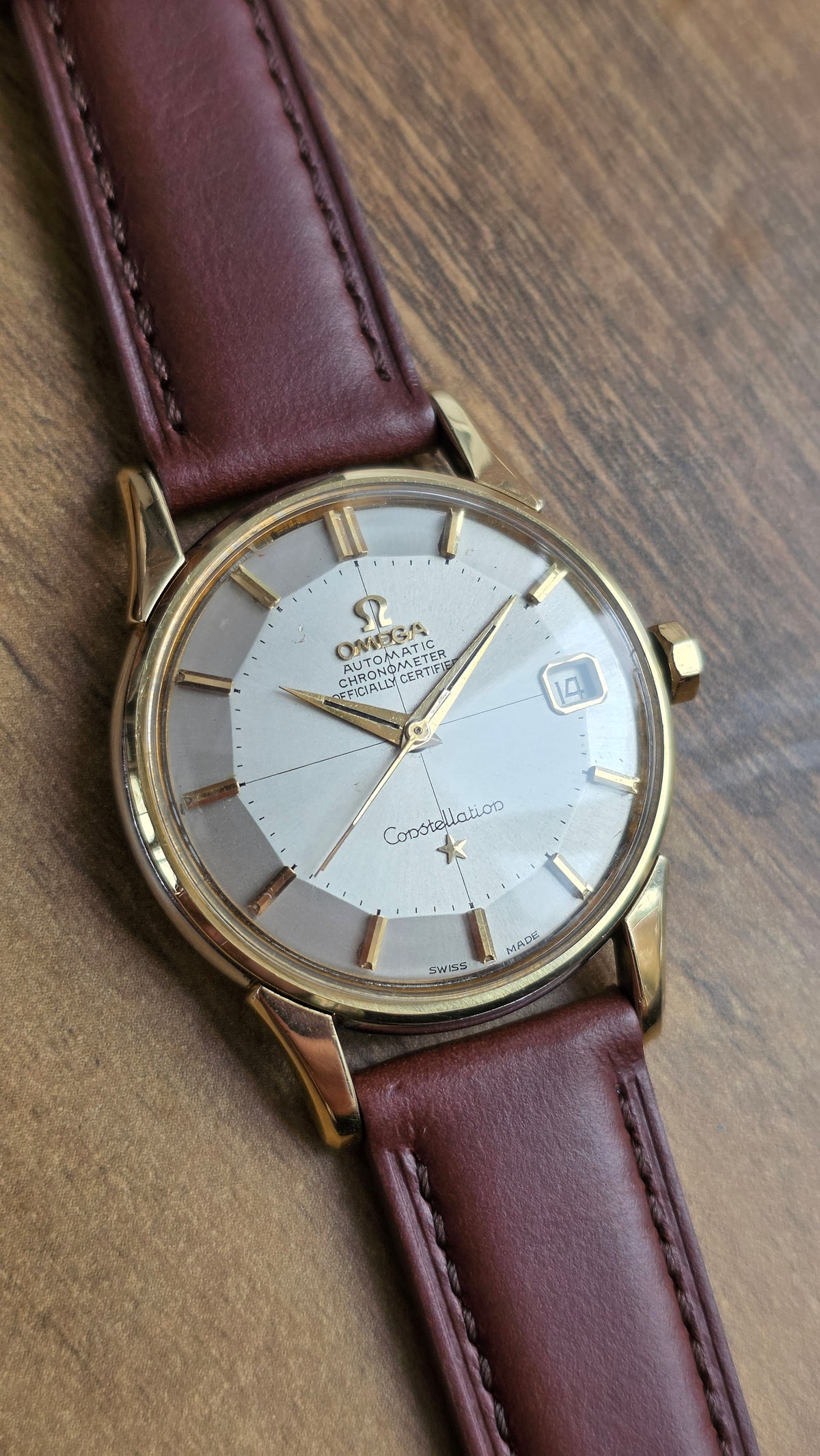 1959 Omega Constellation Pie Pan 14393