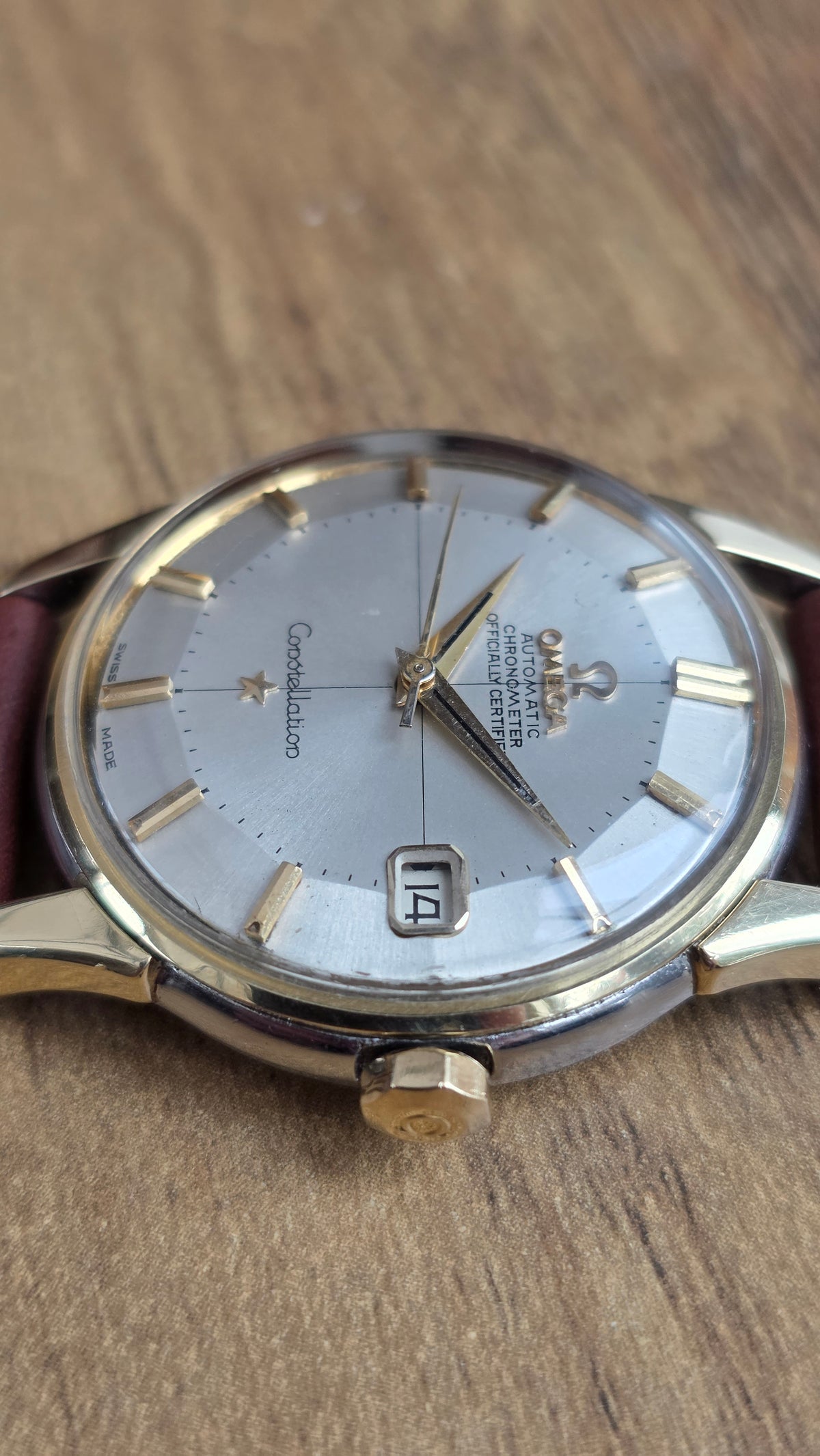 1959 Omega Constellation Pie Pan 14393