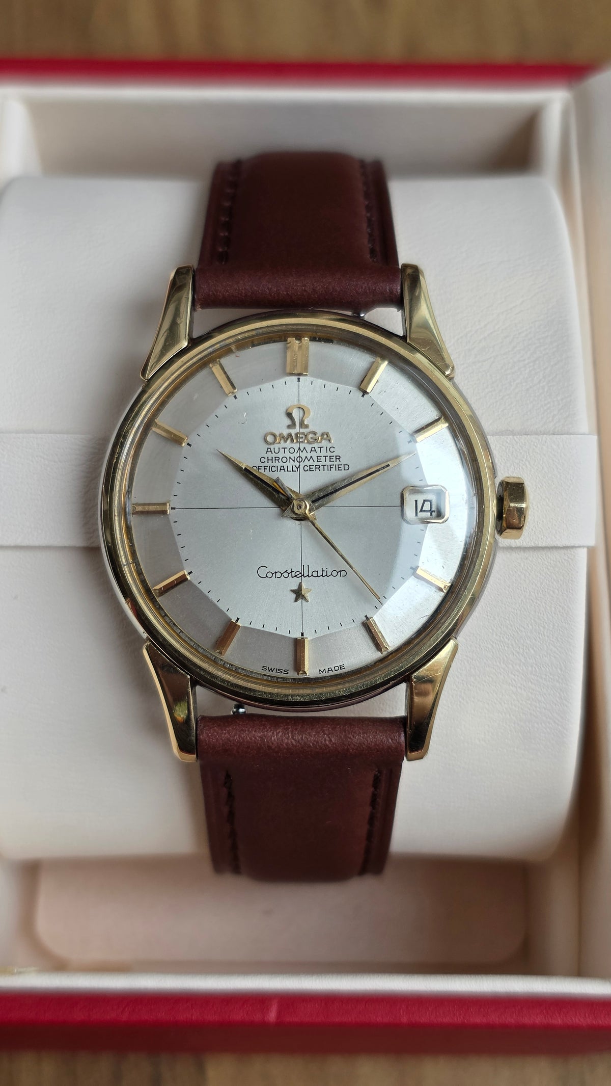 1959 Omega Constellation Pie Pan 14393