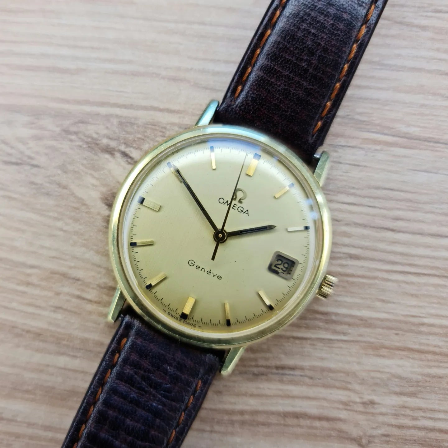 1969 Omega Genève Track Dial