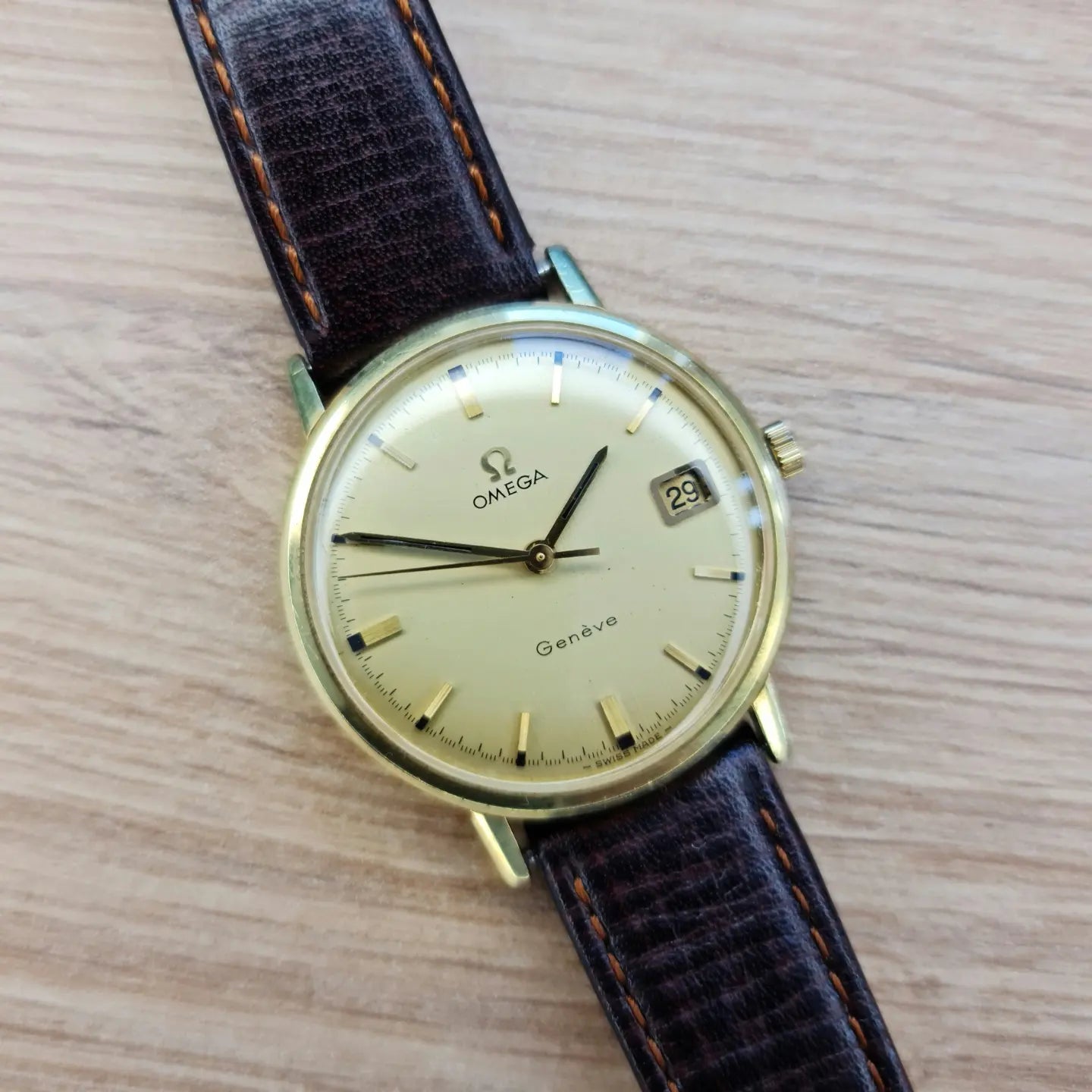 1969 Omega Genève Track Dial