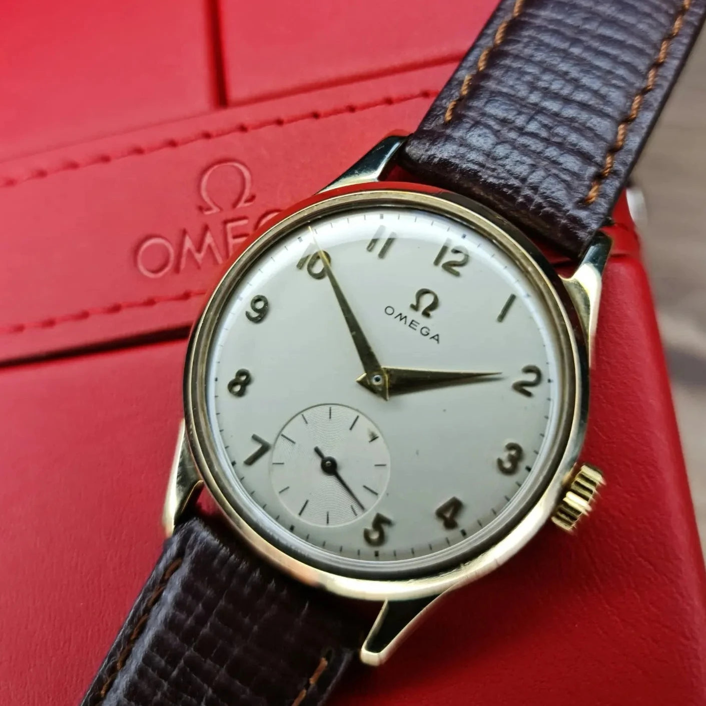 1956 - Omega Small Seconds 9ct