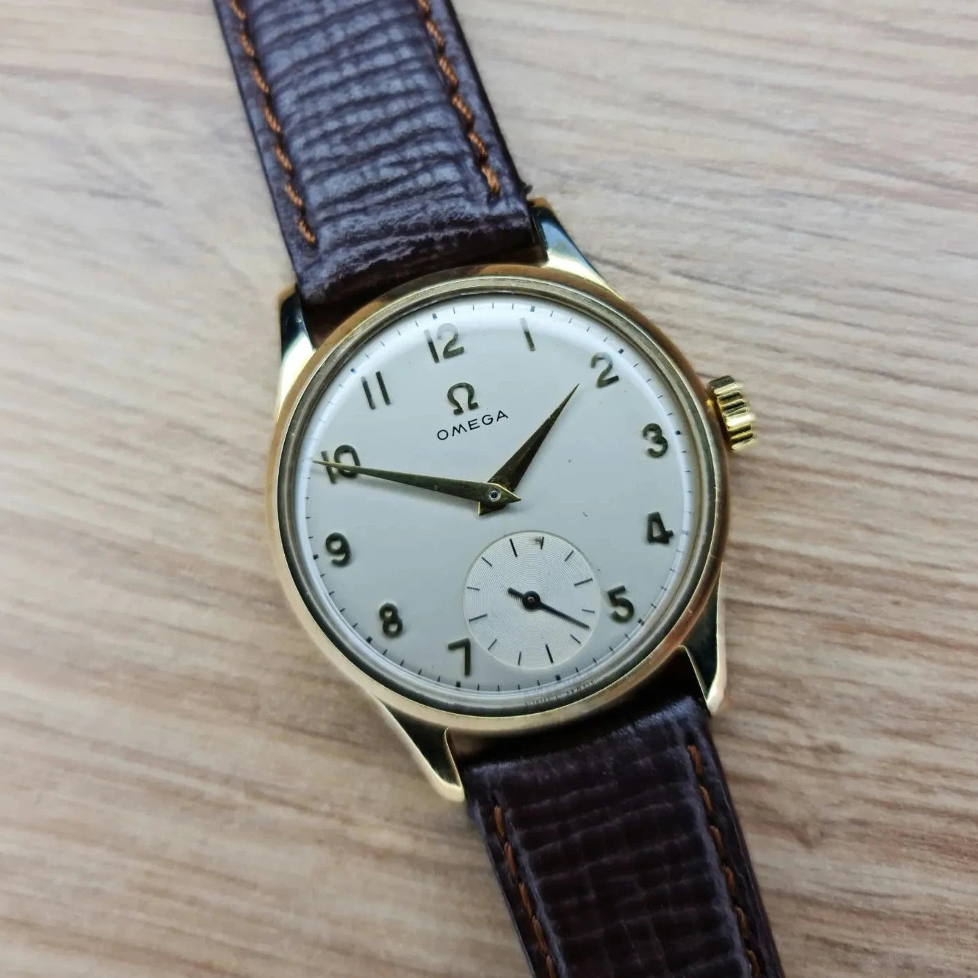 1956 - Omega Small Seconds 9ct