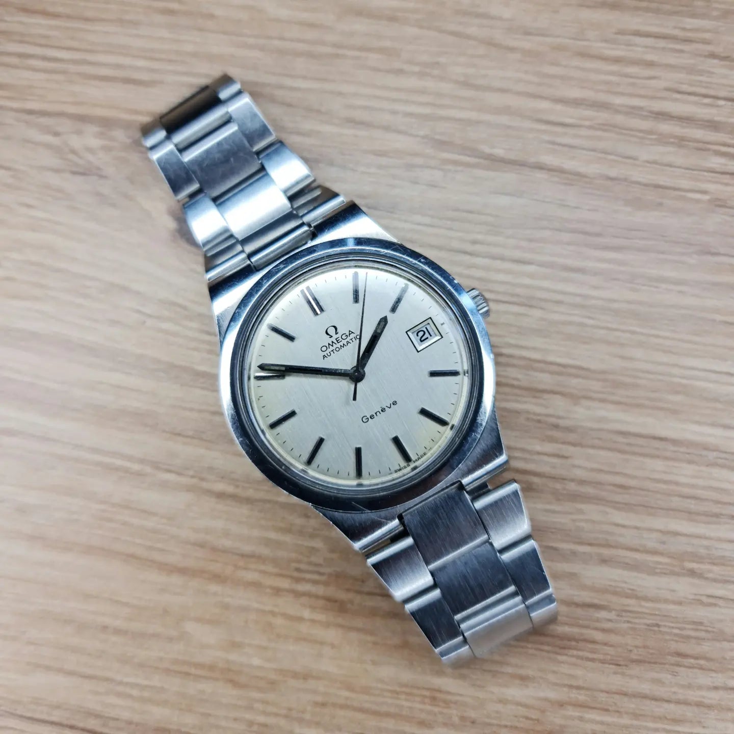 1973 Omega Genève Stainless Bracelet