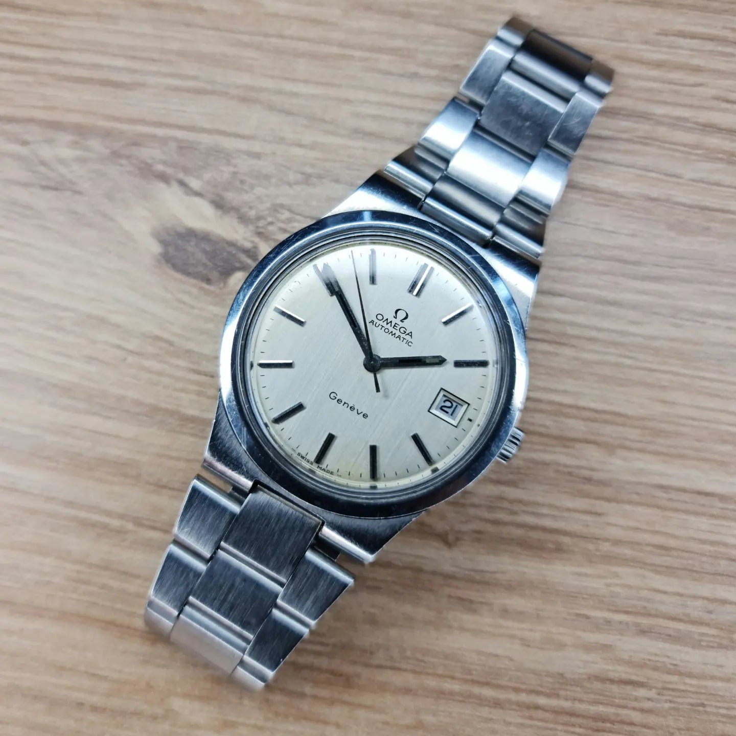 1973 Omega Genève Stainless Bracelet