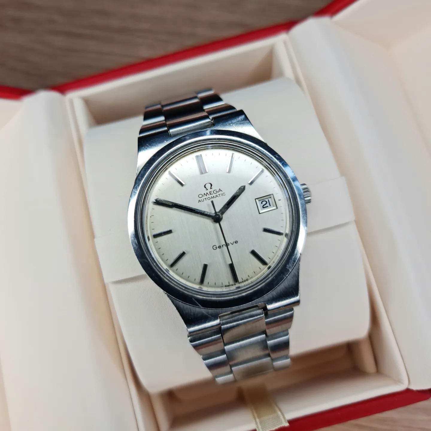 1973 Omega Genève Stainless Bracelet