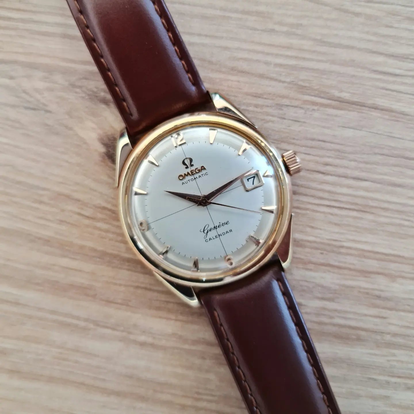 1958 Omega Genève Two Tone, Cross Hair