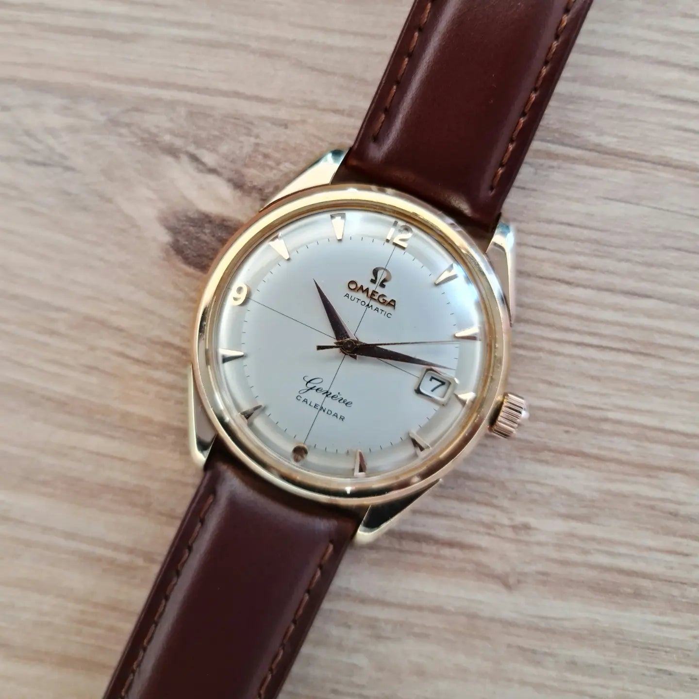 1958 Omega Genève Two Tone, Cross Hair