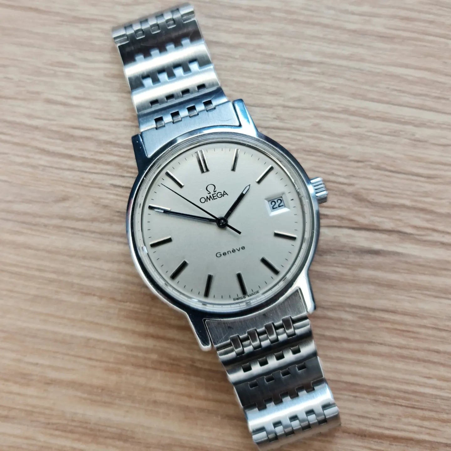 1972 Omega Genève Stainless Bracelet