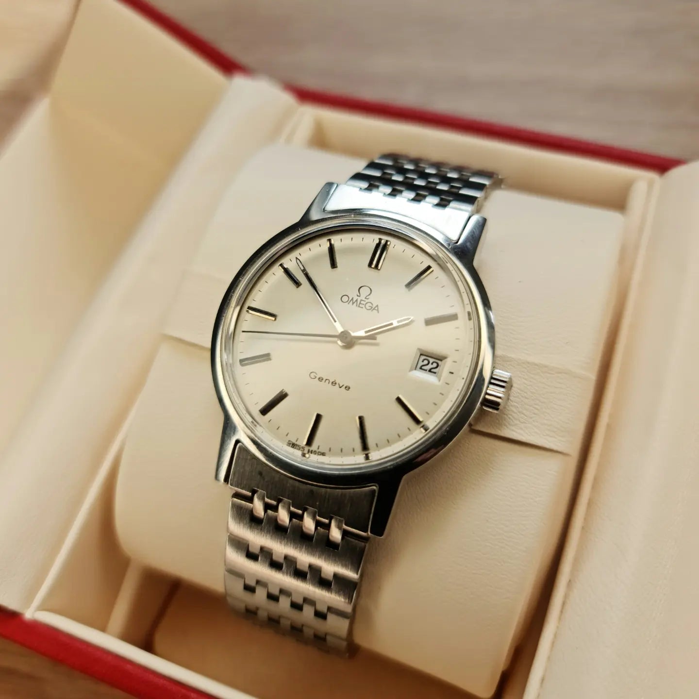 1972 Omega Genève Stainless Bracelet