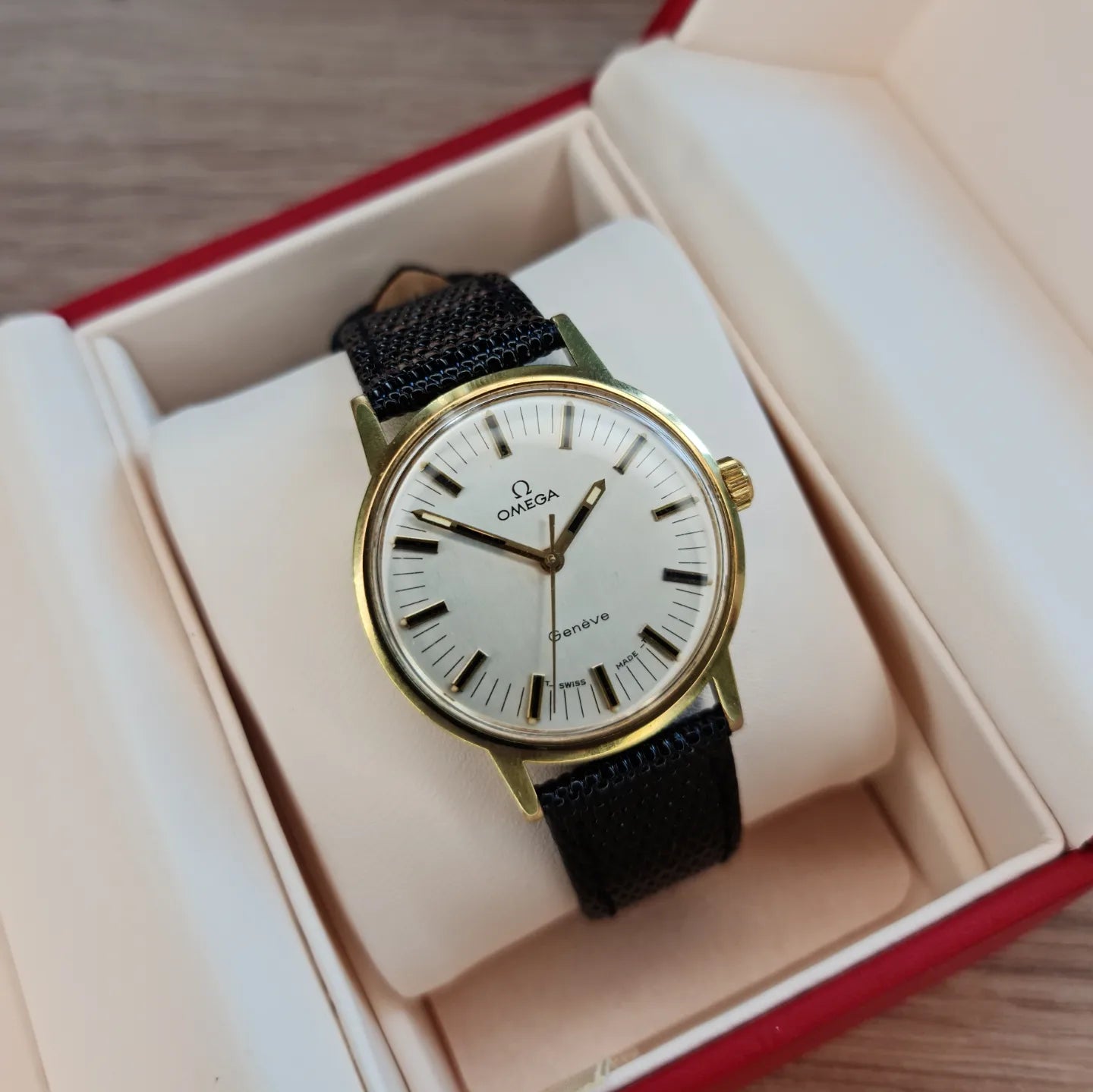 1970 Omega Genève Track Dial