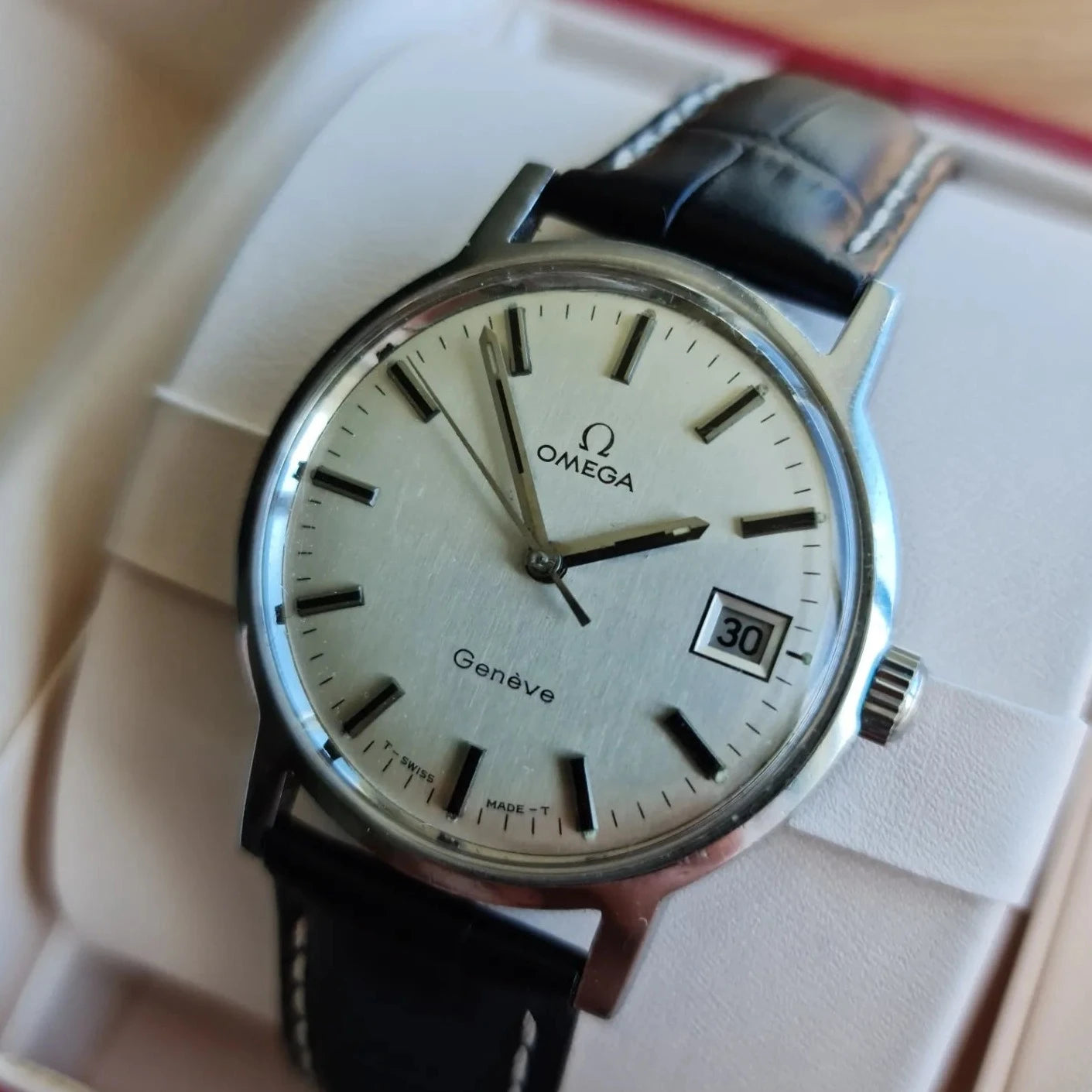 1970 Omega Genève Track Dial