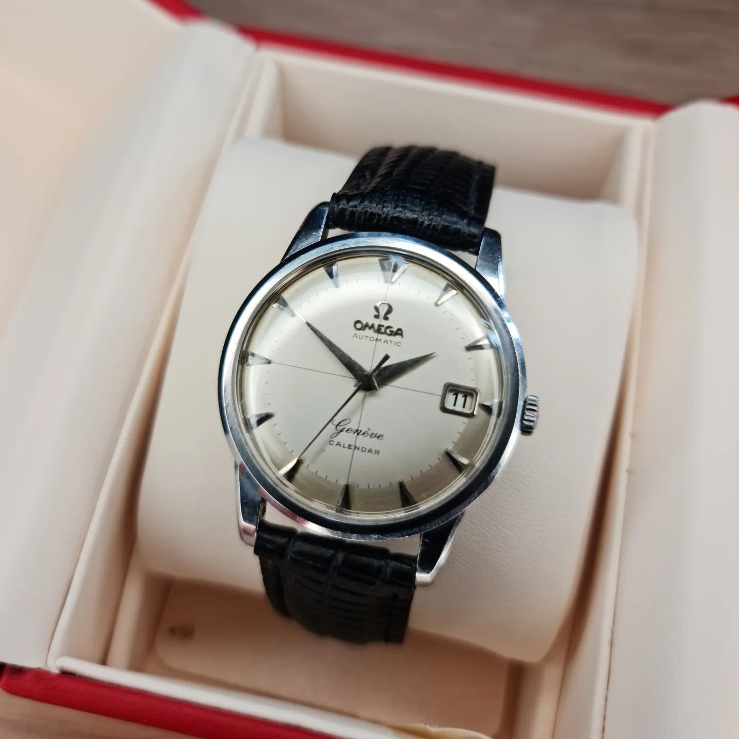 1958 Omega Genève Two Tone, Cross Hair