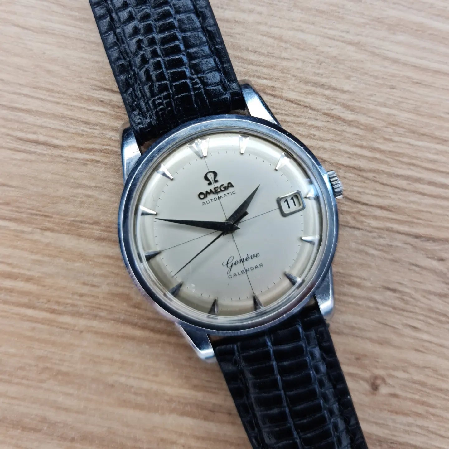 1958 Omega Genève Two Tone, Cross Hair