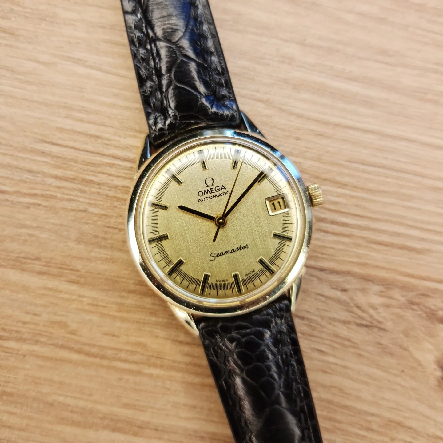 Omega Seamaster 14k Gold