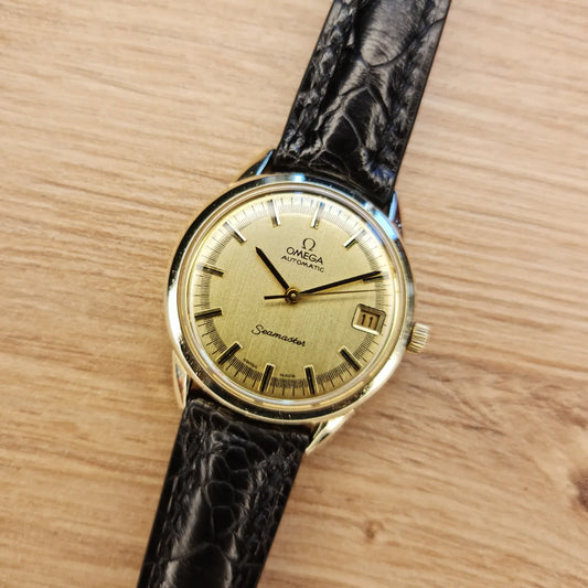 Omega Seamaster 14k Gold