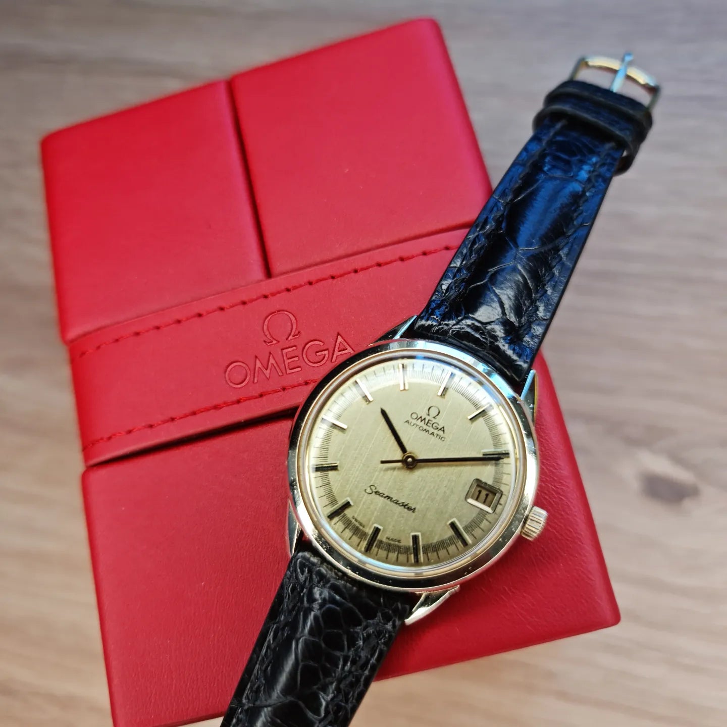 Omega Seamaster 14k Gold