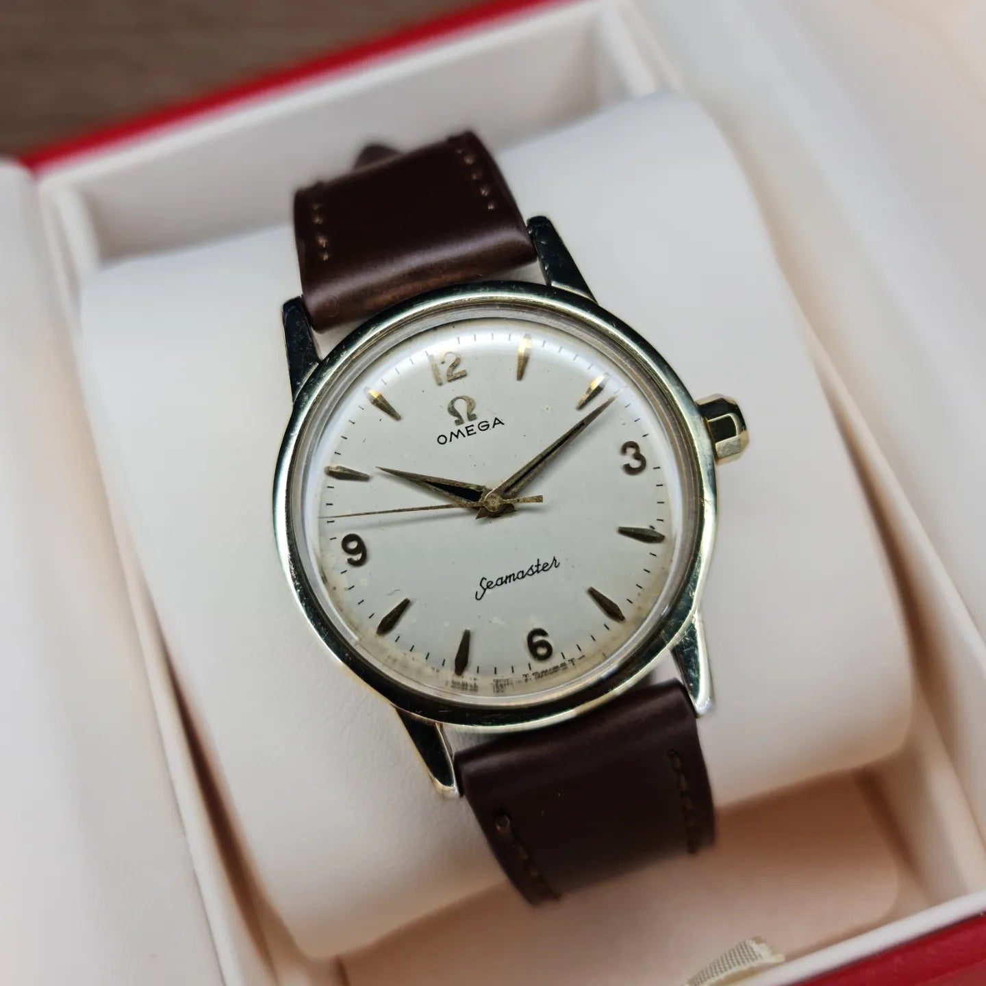 1958 Omega Seamaster Arabic Dial