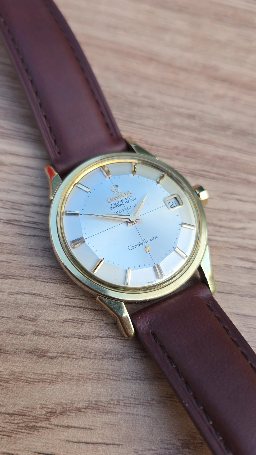 1962 Omega Constellation Pie Pan 168.005 - Turler Dial