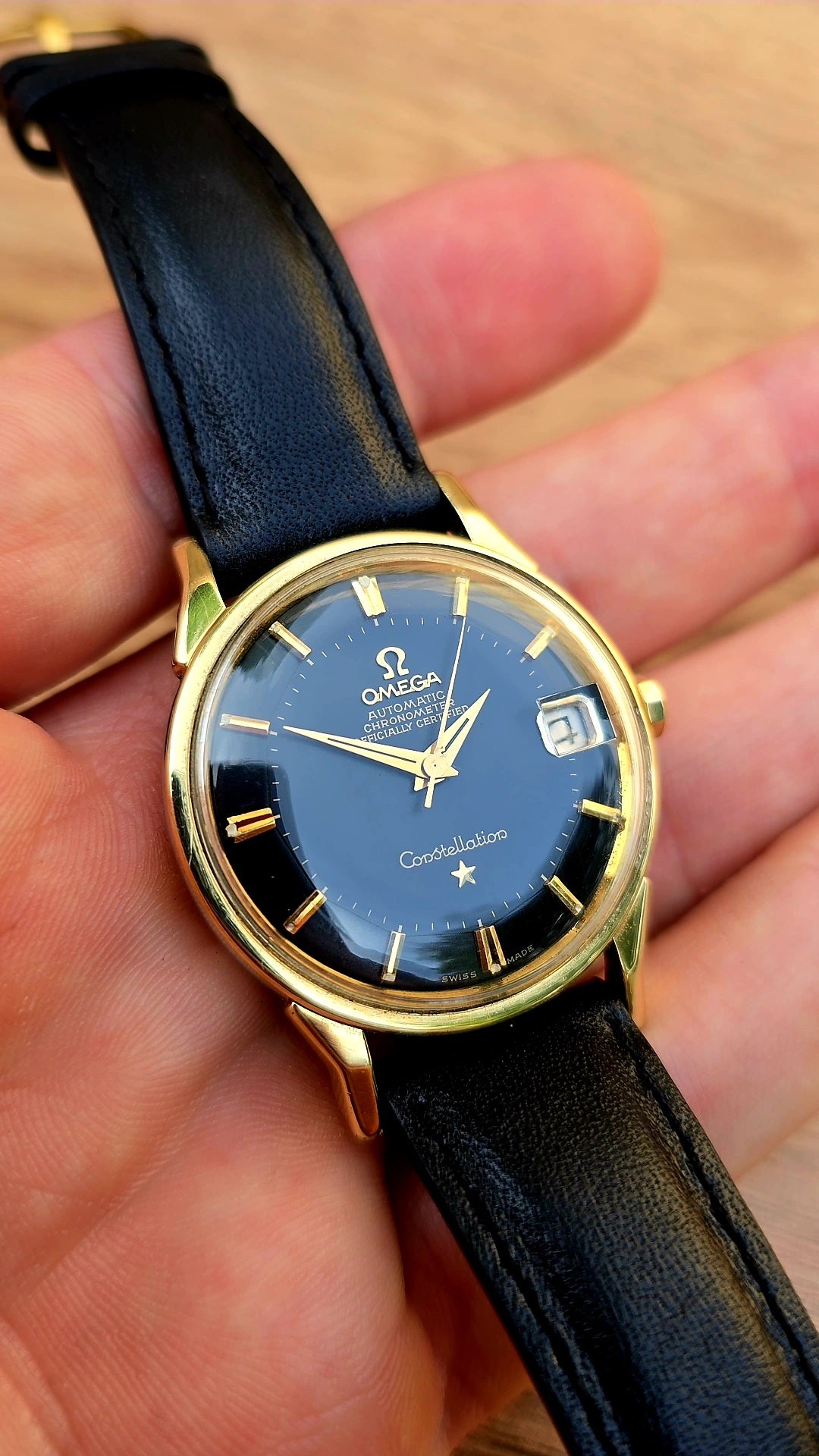1966 Omega Constellation Pie Pan 168.005