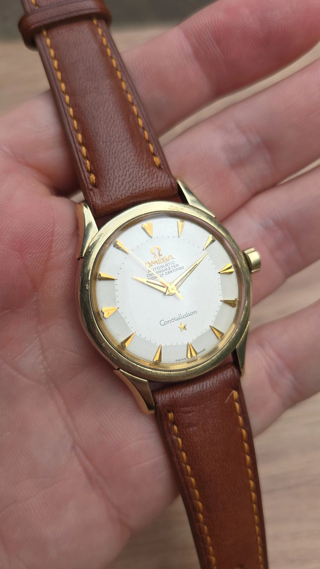 1956 Omega Constellation Pie Pan 2852-2 SC