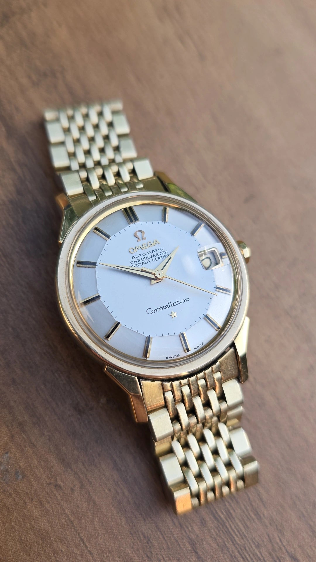 1959 Omega Constellation Pie Pan 168.005
