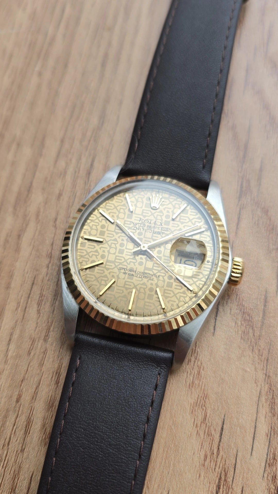 1986 Rolex Datejust 16013 (40th anniversary dial)