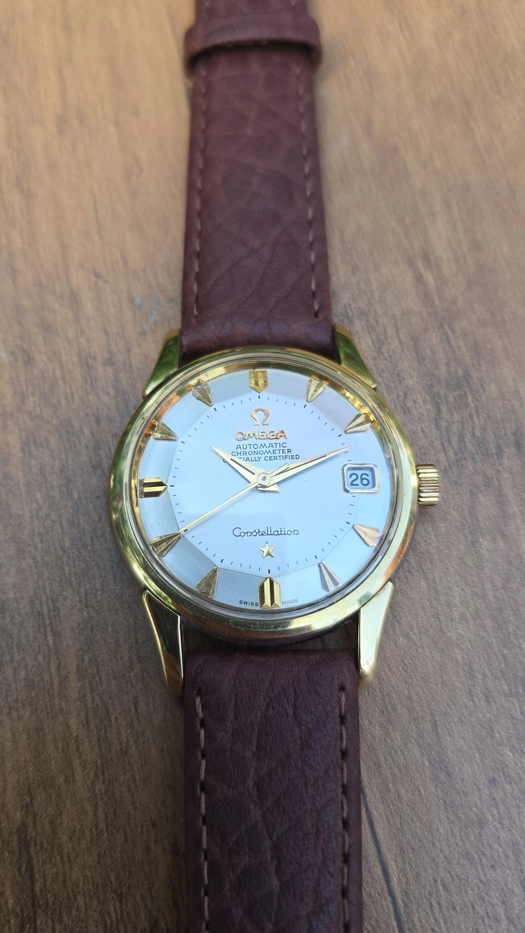 1966 Omega Constellation Pie Pan 14393 62 SC