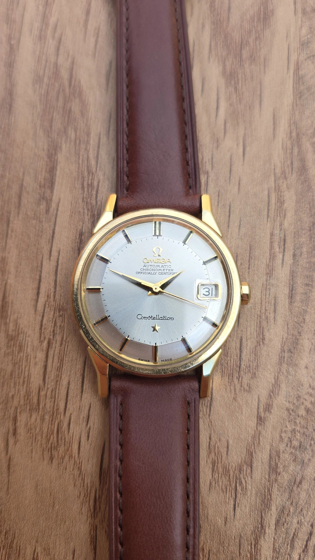 1962 Omega Constellation Pie Pan 168.005