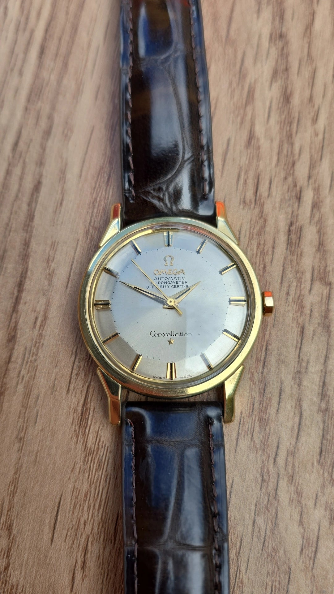 1963 Omega Constellation Pie Pan 167.005