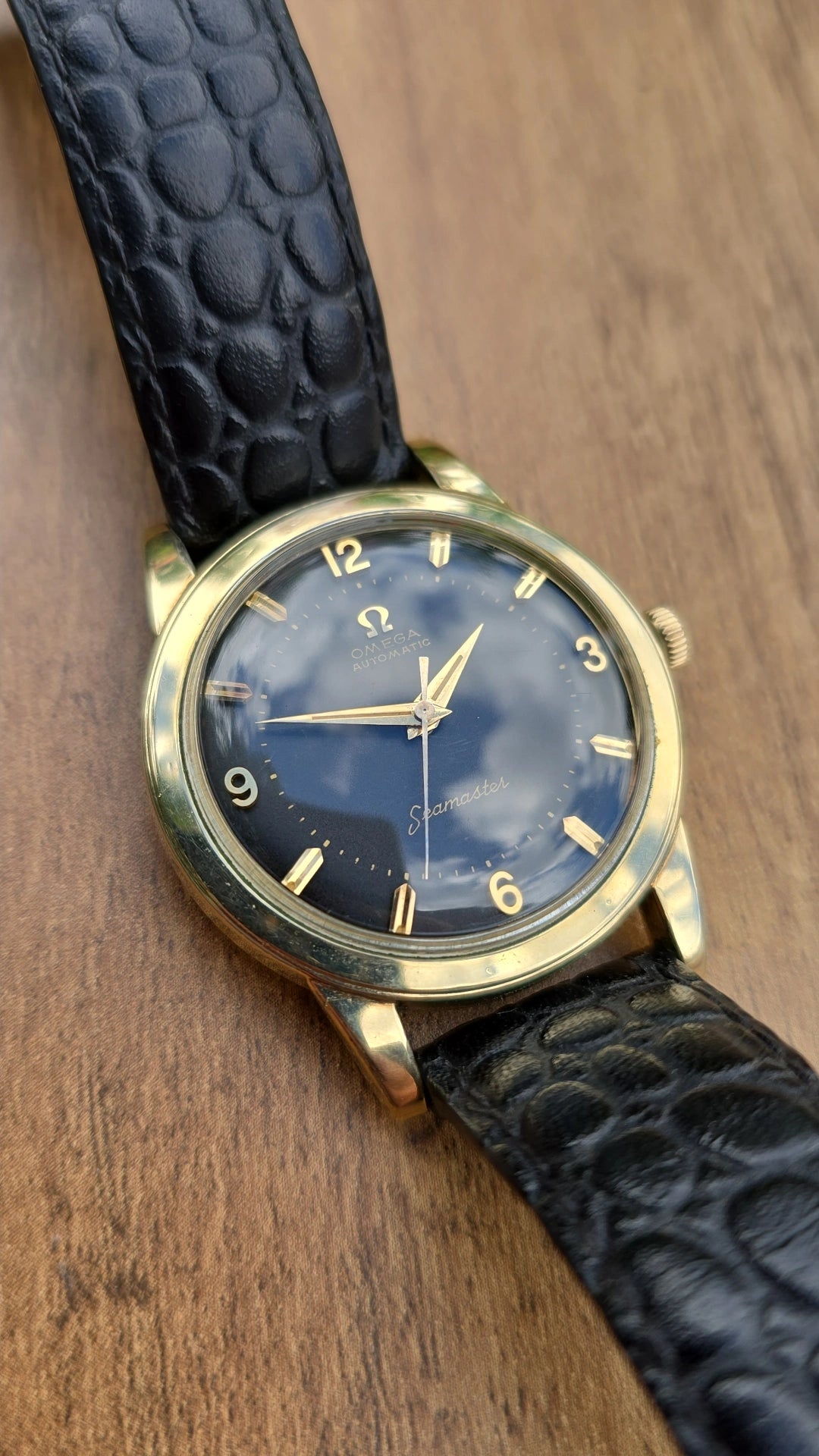 1956 Omega Seamaster D49642 - 14k Gold