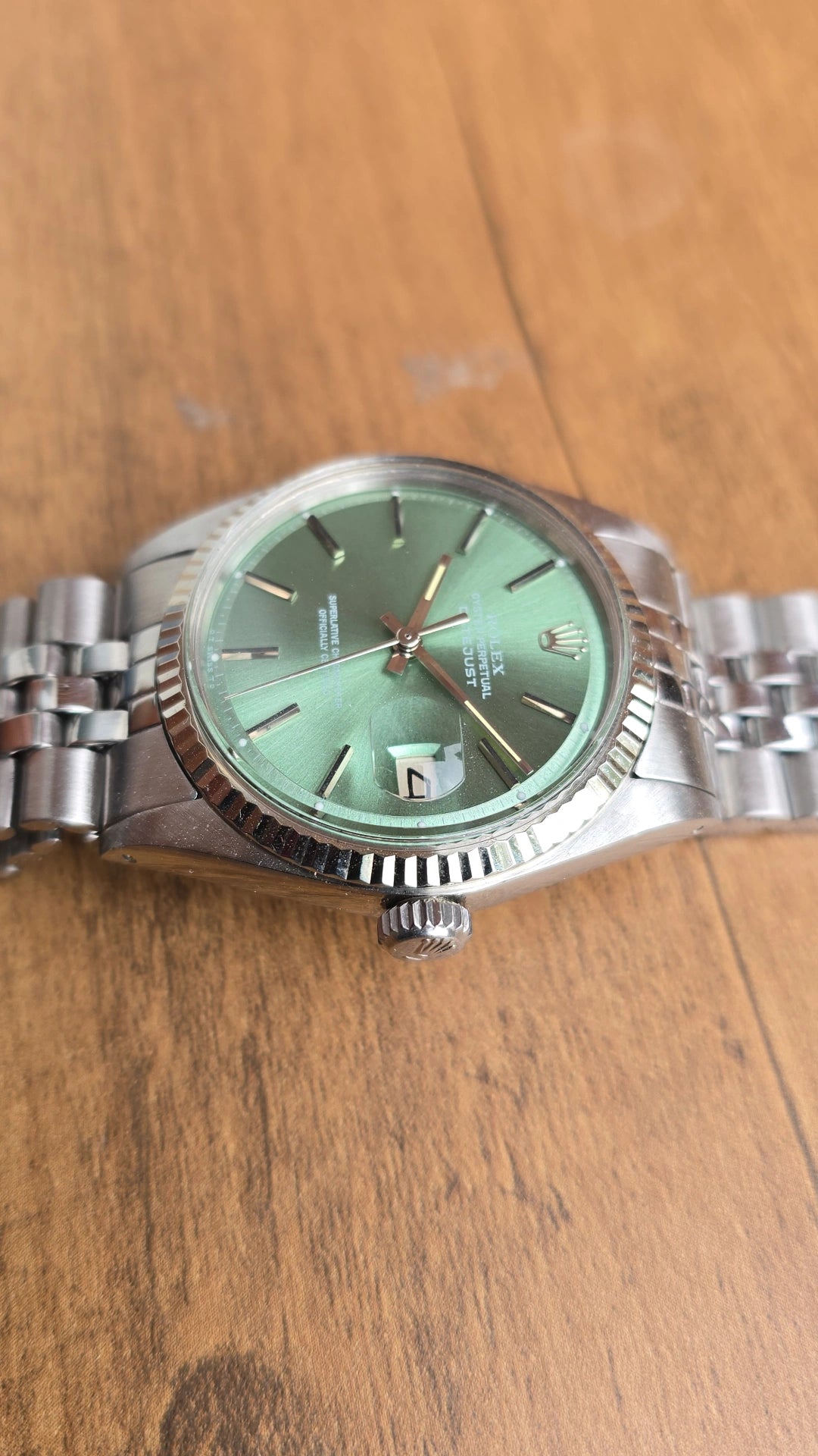 1974 Rolex Datejust 1601 - Olive Dial