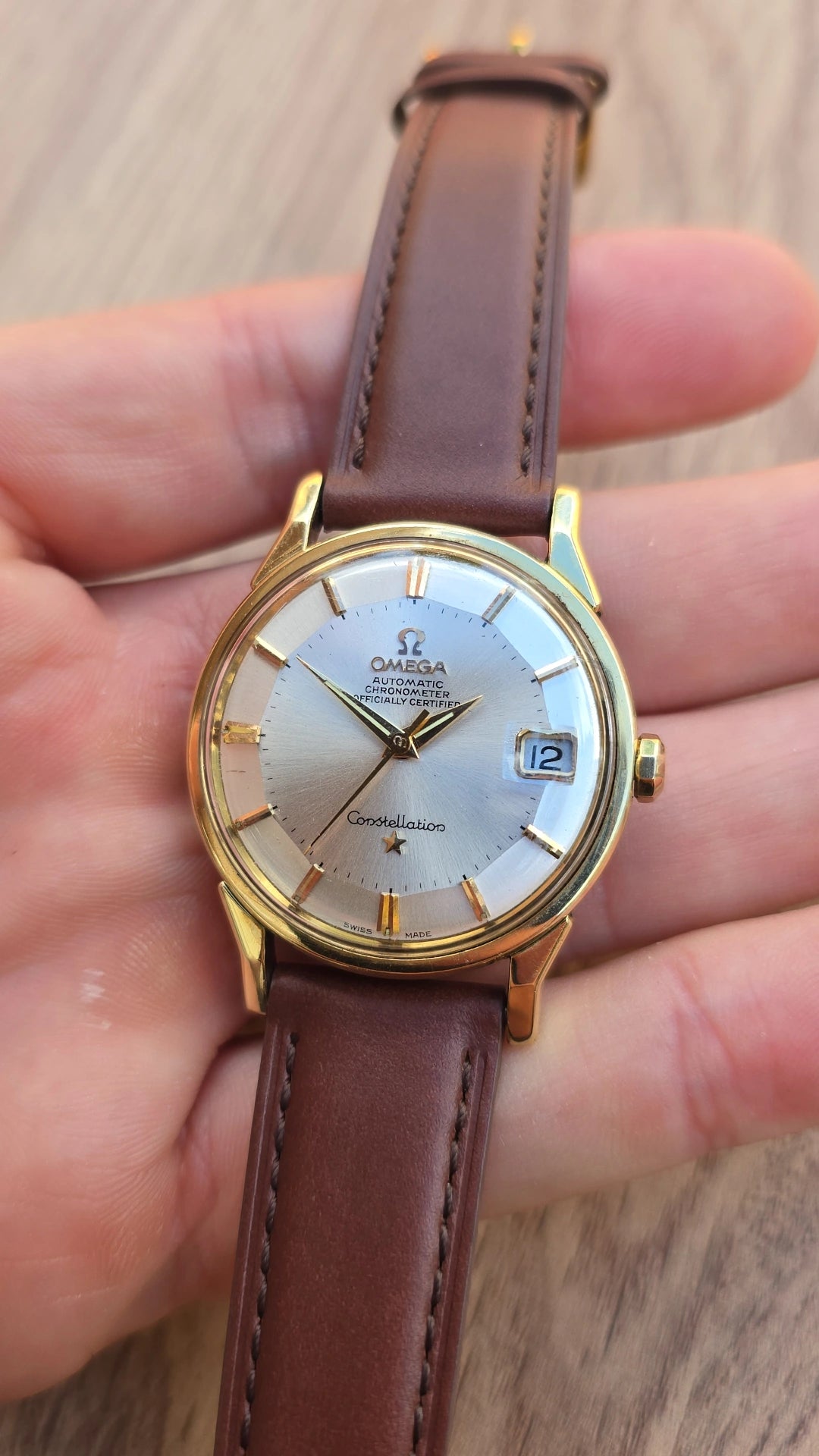 1963 Omega Constellation Pie Pan 168.005