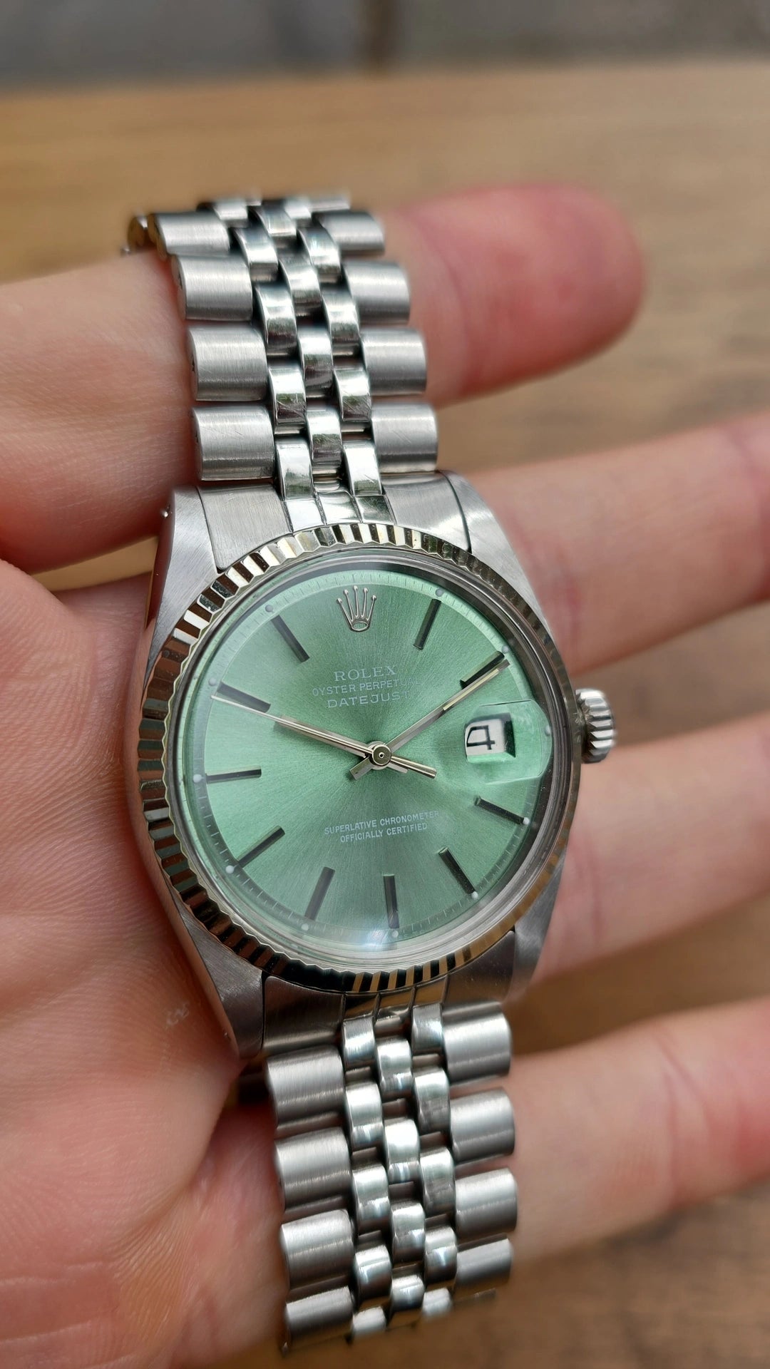 1974 Rolex Datejust 1601 - Olive Dial