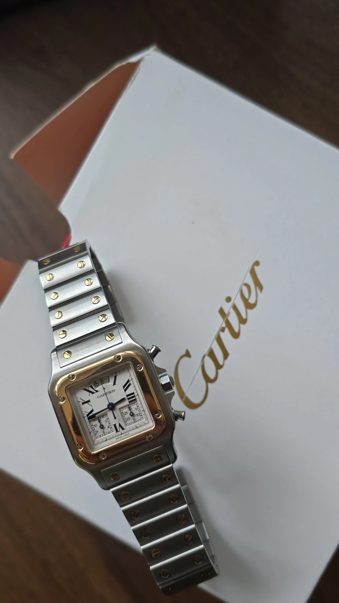 1995 Cartier De Santos Chronograph W20042C4